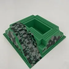 LEGO 32x32 Raised Baseplate (2552p5) Dragon Knights Castle Fire Fortress 6082