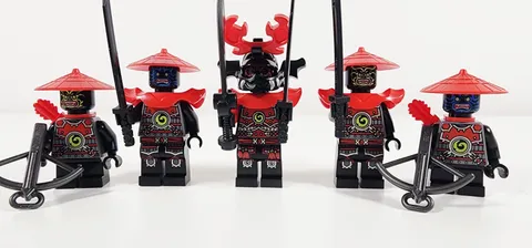 Lego Stone Army Minifigure Lot of 5 Ninjago Final Battle Warrior Scout Swordsman