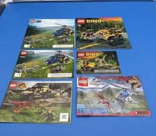 LEGO Jurassic World & Dino Instruction Manual Lot 75915 75928 76951 5882 5885