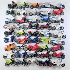 LEGO Motorcycle Motorbike Bulk Lot of  45 Motor Bike Dirt Bike City Town