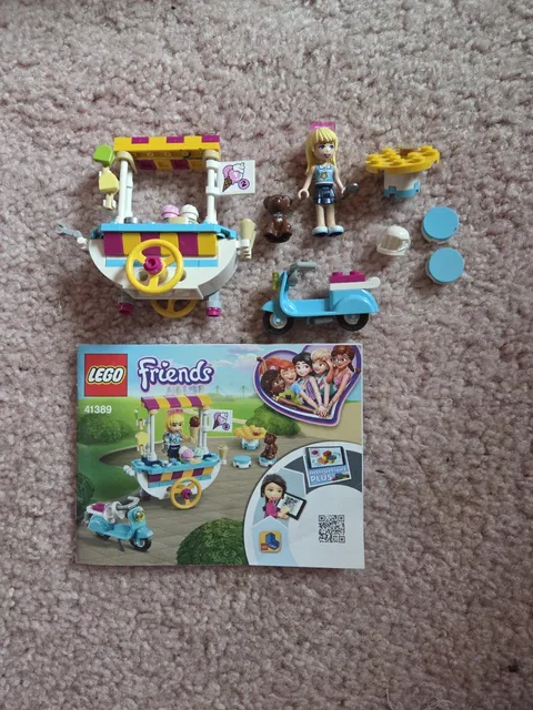 LEGO Friends 41389 Ice Cream Cart Set w/ Mini Doll, Scooter & Instructions