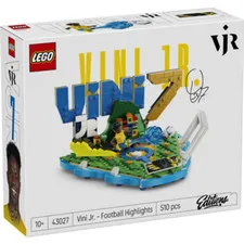 570201806960 KLOCKI EDITIONS FOOTBALL Vini Jr. — piłkarskie momenty 43027 lego 