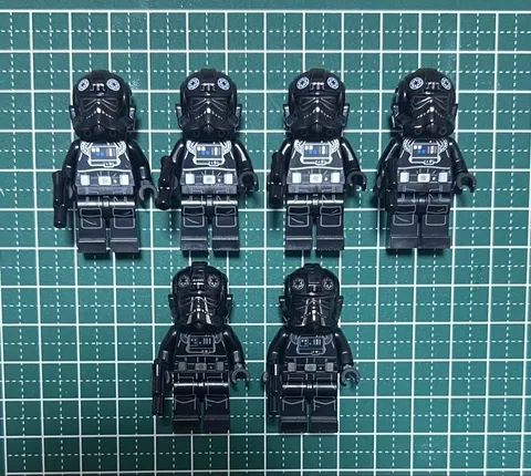 LEGO Minifigure Star Wars TIE Pilot Lot Set Bulk Sale