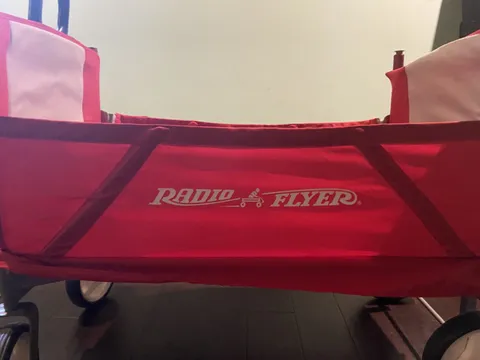 Red Wagon with Cover