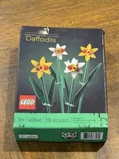 LEGO Botanicals Daffodils 40646 216 Pieces Sealed New in Box NIB RETIRED