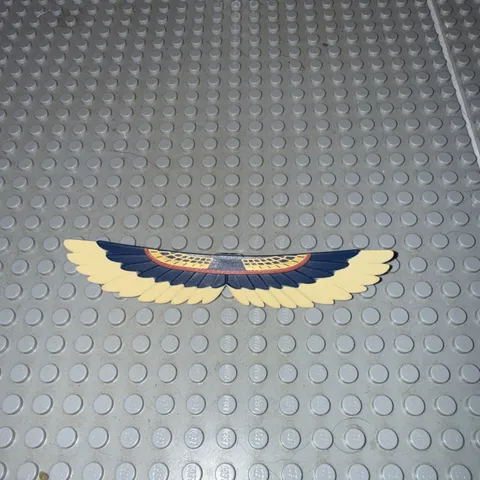 LEGO part 93250 Minifigure Wings Dark Blue Tan Feathers Mummy Pharaohs Quest