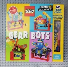 NEW - LEGO - Gear Bots - Ideas Book - Klutz - Factory Sealed Parts - Ships Fast!