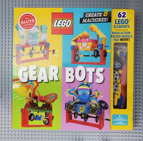 NEW - LEGO - Gear Bots - Ideas Book - Klutz - Factory Sealed Parts - Ships Fast!