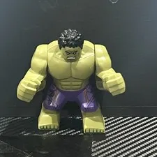 LEGO Marvel Hulk w/ Dark Purple Pants sh173 Age of Ultron Minifigure Big Figure