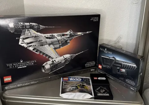 LEGO Star Wars Bundle 75442 N-1 Starfighter + 40717 Darksaber + GWP Display NEW