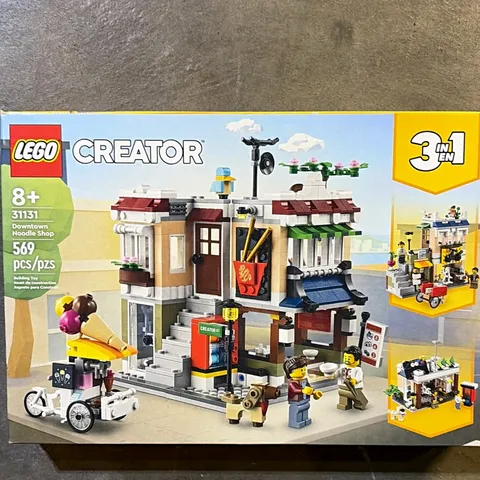 LEGO Creator 3in1 31131 Downtown Noodle Shop 569pcs Complete Set Box 8+