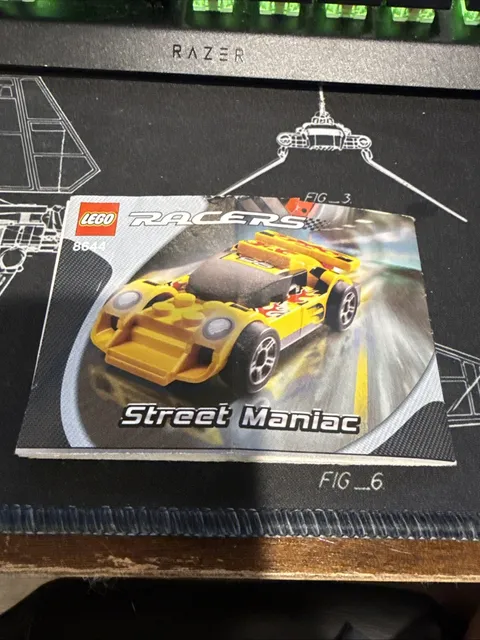 Instructions Only! Lego Racers Street Maniac 8644