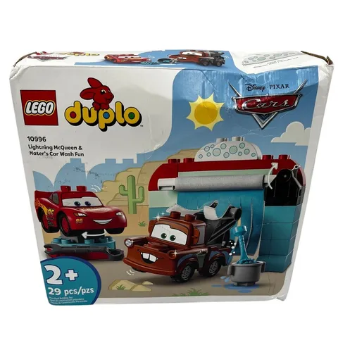 LEGO DUPLO Cars Lightning McQueen & Mater Car Wash Fun 10996