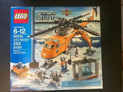 LEGO City 60034 Arctic Helicrane– New Sealed, Retired Rare Set