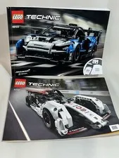 Lego Technic Manual Lot 42123 Mclaren And 42137 Porsche -No Bricks Just Books. ￼