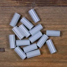 LEGO 6538c 59443 Light Bluish Gray Technic, Axle Connector 2L Smooth Qty 15