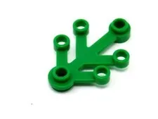 12x LEGO 2423 Plant Leaves 4x3 Green 12 Pcs