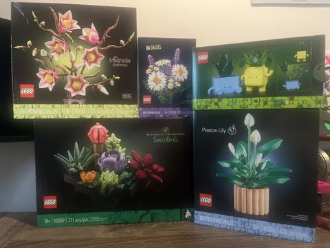 LEGO Botanicals Lot of 5 New Sealed Flower Sets