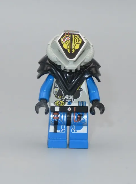 LEGO UFO Zotaxian blue Officer  Space Alien minifigure 6975 6900 6999