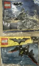 LEGO Batman Polybag Lot 30653 30524 1992 Minifigure Mini Batwing Sealed
