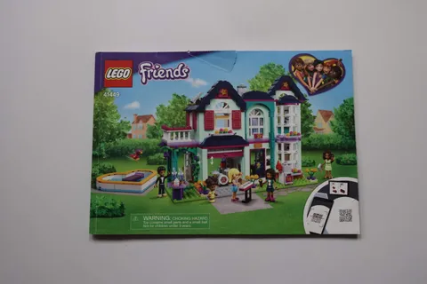 LEGO® Friends 41449 Andrea's Family House Instruction Manual Only!