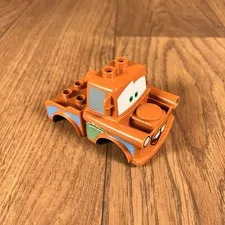 LEGO Duplo Disney Pixar Cars Tow Mater Replacement Vehicle Top Only No Wheels
