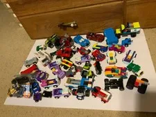 LEGO Sets Parts Pieces Incomplete Cars, Vehicles, Garbage Truck, wheels Bulk Lot
