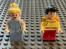 LEGO 43222 Disney Castle Minifigures Princess Cinderella Prince Charming