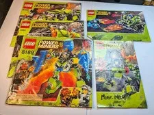 LEGO Power Miners Instruction Manual Lot Of 5 8189 8960& More INSTRUCTIONS ONLY