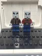 LEGO Minecraft Minifigures Lot of 2 Villager Farmer