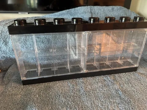 GENUINE LEGO MINIFIGURE Black DISPLAY CASE 16 SLOT CASE Great for Your Figs 🔥