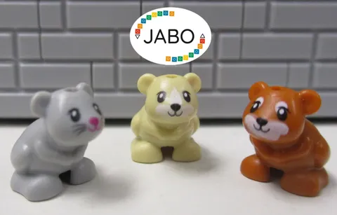 ( O 15 / 3 / 7 ) Lego Friends Animal 3x 24183 Hamster