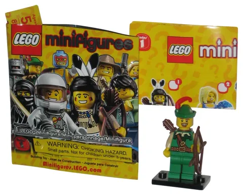 LEGO Series 1 Forestman Green Outfit (2010) MiniFigure Toy Figure