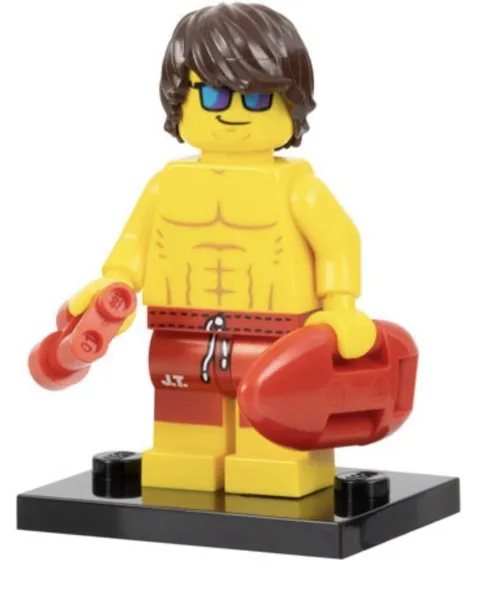 LEGO Series 12 Collectible Minifigures 71007 -Lifeguard Guy (SEALED)