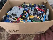 LEGO 21 lbs Pounds Random Parts Pieces Mixed Incomplete Sets Bulk Lot.