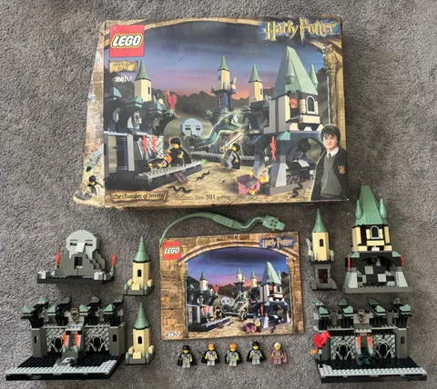 LEGO Harry Potter 4730 Chamber of Secrets 100% Complete Box Instructions Poster