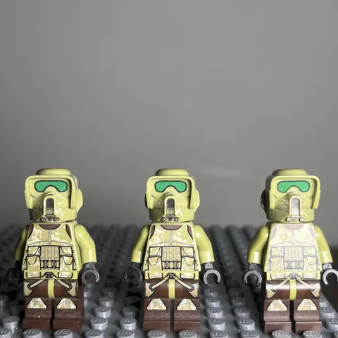 LEGO Star Wars Minifigure Clone Scout, Kashyyyk Troopers sw0518 Lot Of 3 - 1B