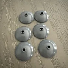 LEGO Dish 3 x 3 (43898) 6 Pieces Dark Gray