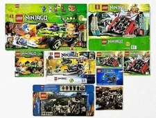 LEGO NINJAGO & THE HOBBIT RETIRED BOX & MANUAL LOT 70504 9445 70722 79012 79004