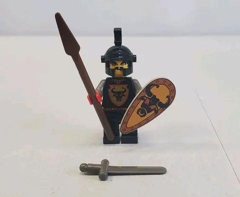 LEGO Cedric The Bull Minifigure 4807 1288 Castle Kingdom Knights W/ Shield Sword