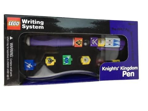 Lego Pen Writing System Knights Kingdom Model Carrying Case 2001 u