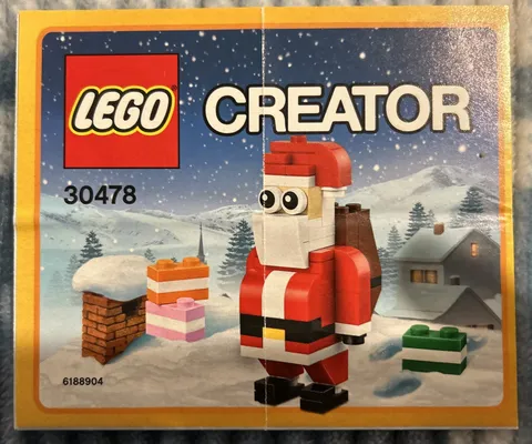 Lego Creator Instruction Manual #30478 Santa Excellent Condition
