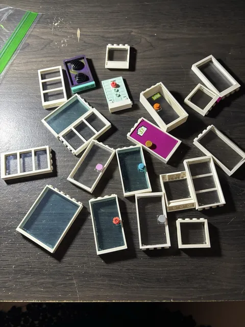 EUC Lego Framed Doors And Windows Lot Of 20