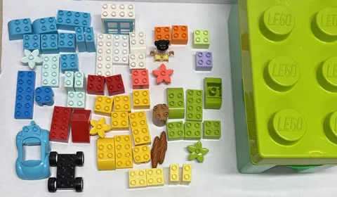 Lego DUPLO 10913 - Basic Brick Box Set - 57 Pieces Incomplete