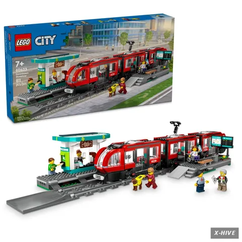 LEGO City Steam Train Bundle Set Building Toy Track Figures Freight