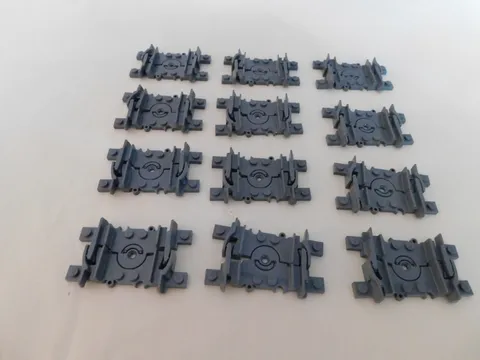 LEGO City Railway Flexible Train Track RC Train Lot of (12) Gray 64022