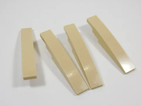 LEGO Lot of 4 Tan 1x6x1 Curved Slopes No Stud Part 6801 S6
