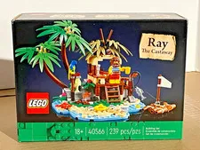 LEGO Ideas: Ray the Castaway (40566) New in Sealed Box. Limited Edition.Retired.