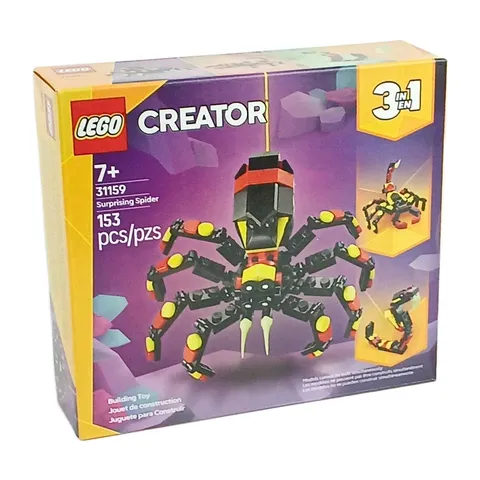 LEGO® Creator™ Surprising Spider 3 in 1  Building Set 31159 153 Piece