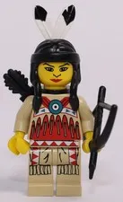 LEGO Indian 4 Female Minifigure Western  ww018 - Free Ship!
